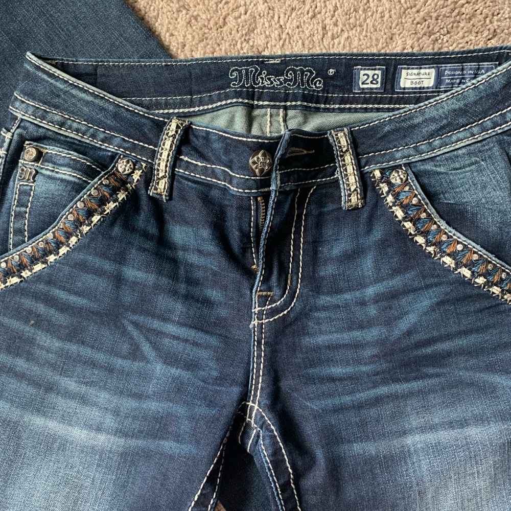 Miss Me bootcut jeans.